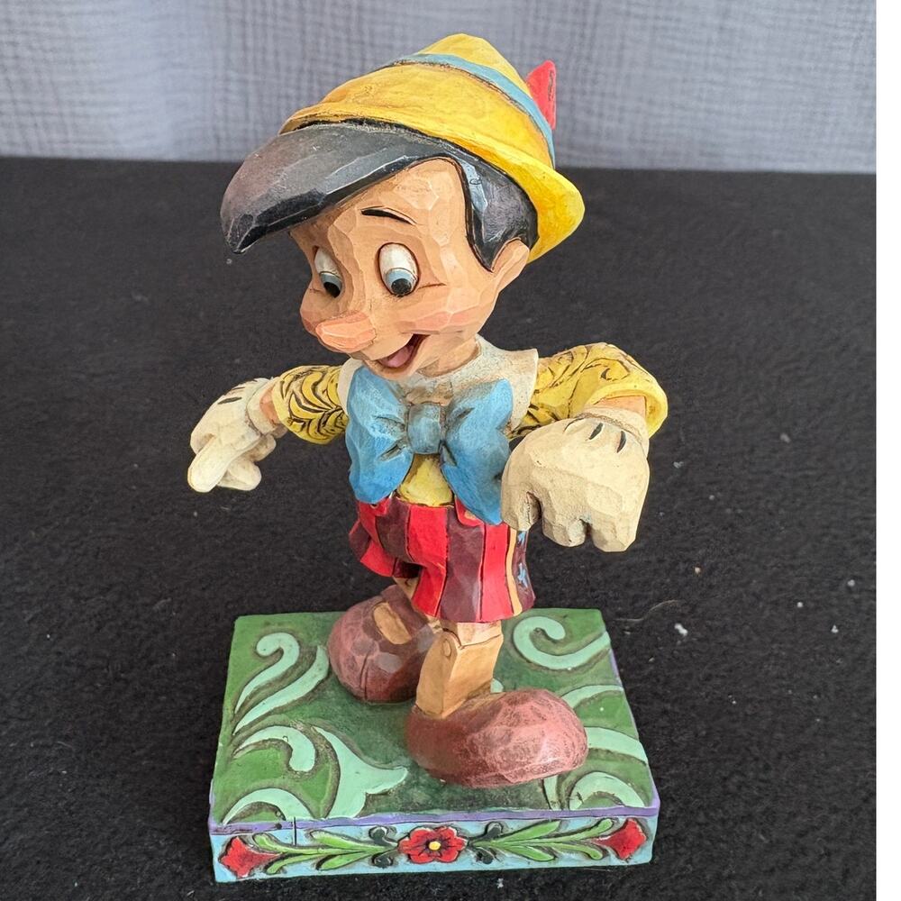 Jim Shore Disney Traditions Pinocchio "Lively Step" 4.5"